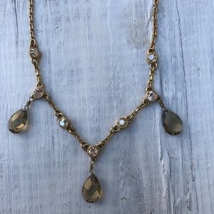Dangling Crystal Necklace